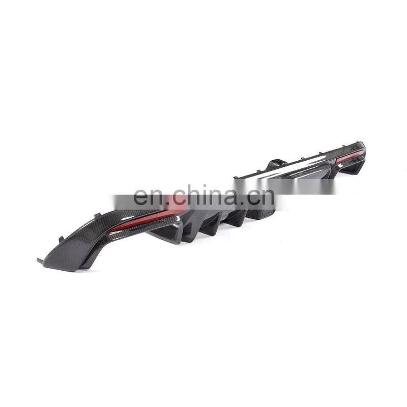 Top Selling Real Carbon fiber bumper REAR DIFFUSER for Mercedes Benz C63 W205