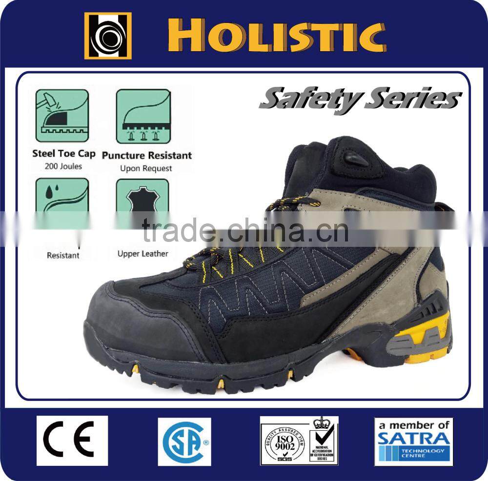2014 CSA approve certificate Men Steel toe and plate Hiking Boots Style Athletic Safety Shoes