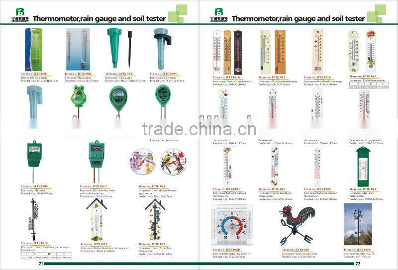 Indoor &Outdoor Plastic Thermometer