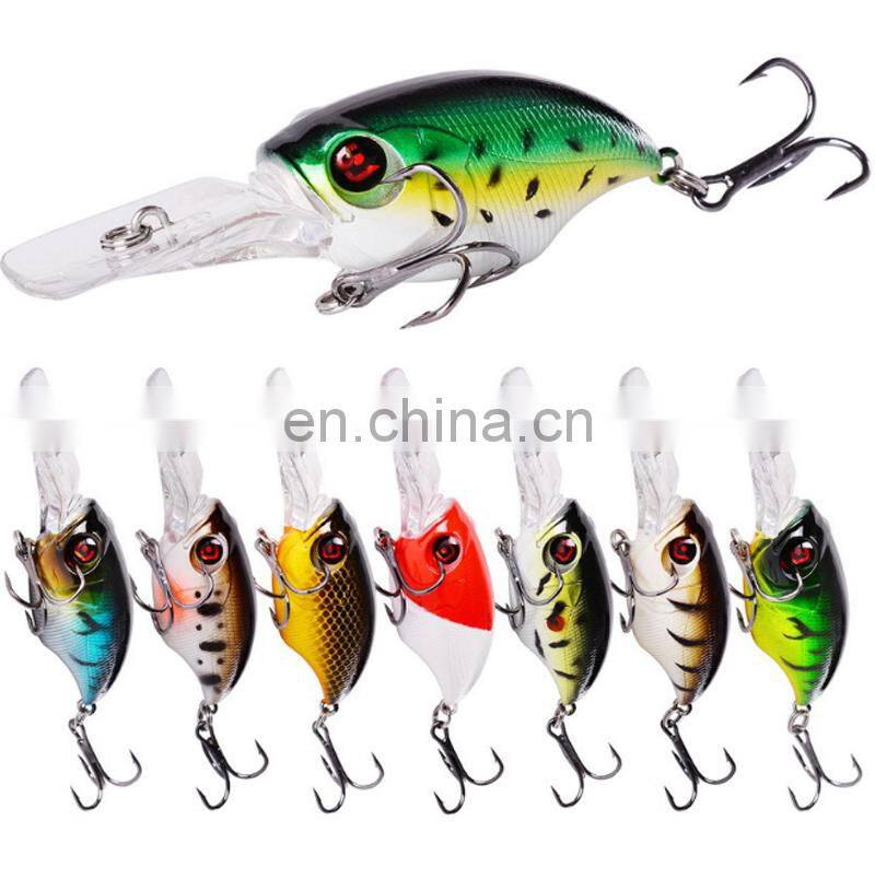 Amazon 78mm 11.6g Wholesale Factory Make Fishing Plastic Fish Bait Japanese Style Hard Crankbait Lures