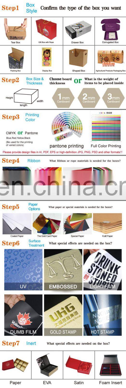 wholesale custom luxury printed colorful white cardboard mailer corrugated box shipping with logo