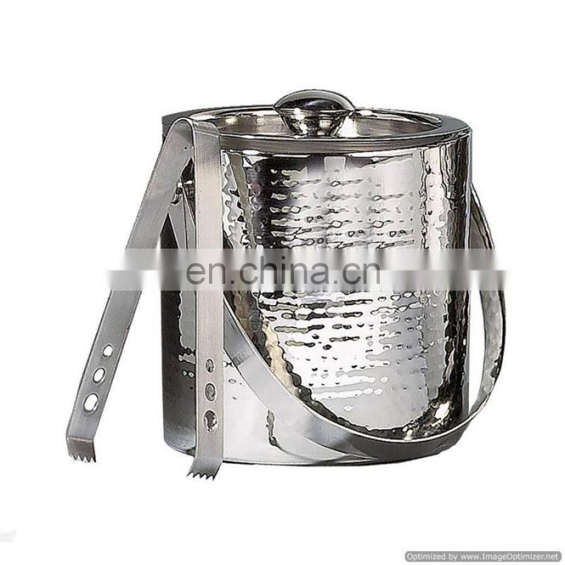 silver ice bucket