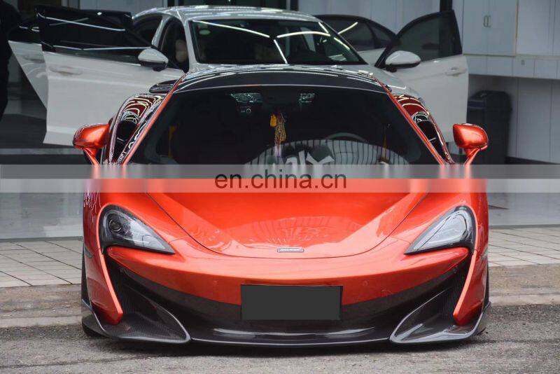 Runde Carbon Fiber Front Bumper Rear Bumper Side Skirt Spoiler Hood For Mclaren 540C 570S Upgrade 600LT Style Body Kit