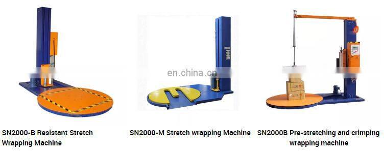 Manufacturer of Brick and cement pallet stretch wrap machine and stretch wrapper