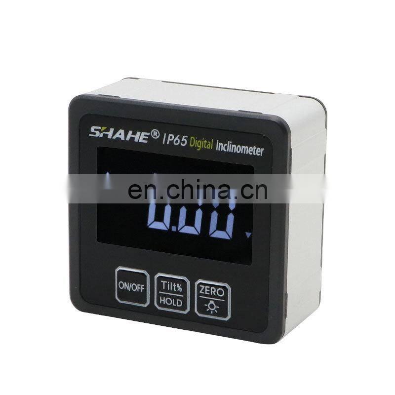 SHAHE IP65 Digital Inclinometer with Magnetic Digital Level Box with backlight Digital protractor