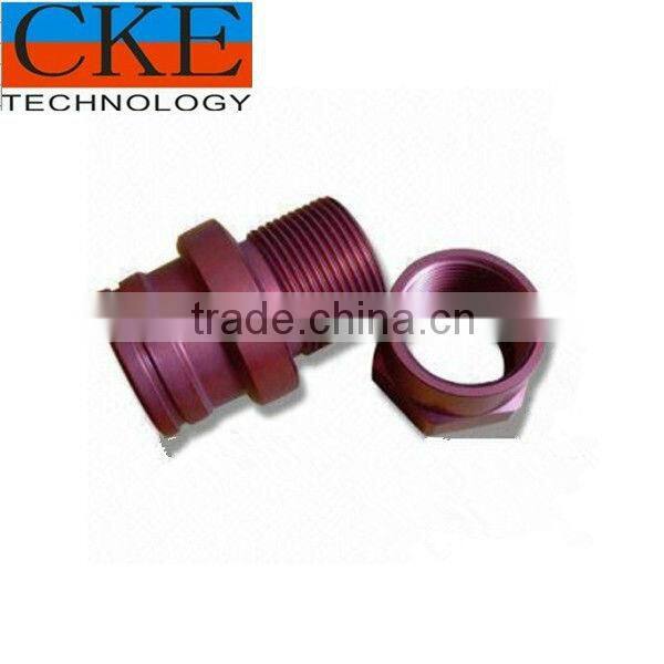 Anodizing CNC Machined Threaded Male Famale Connectors