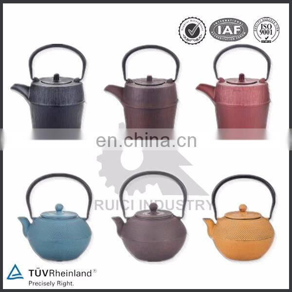 300ml Black Chinese Enamel Cast Iron Teapot