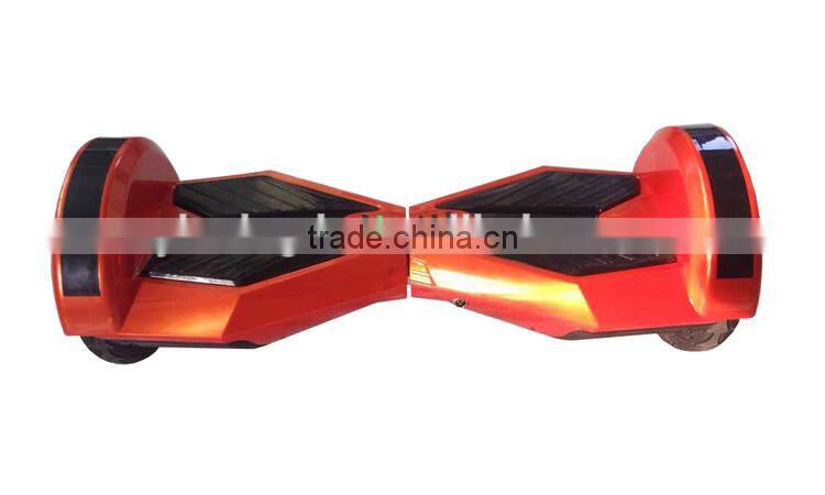 2015 latest christmas gift 8inch two Wheel self balance scooter With blue tooth and remoter led light