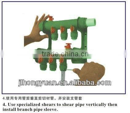 Modern Style clean PP-R manifold for under floor heating systerm