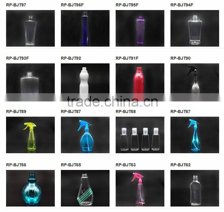 empty plastic PET juice bottle with aluminum cap