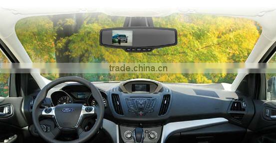 2.7 inch mirror with Car Black Box/ Rearview mirror monitor with Car camera
