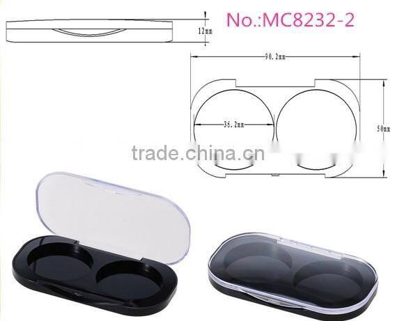 MC8332-2 best sell plastic oval eyeshadow box