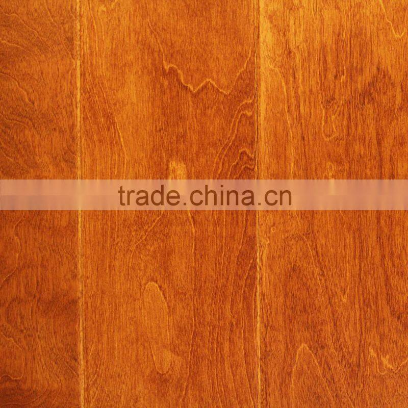 Multilayer Engineered Birch Flooring Smooth surface 910*127*15/2mm