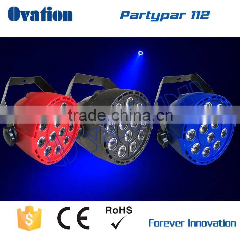 Eyourlife Hot Disco Light 12x1W Led Par RGBW DMX LED PARTY LIGHTS STAGE LIGHTING EFFECT STROBOSCOPE BEAM LASER Christmas