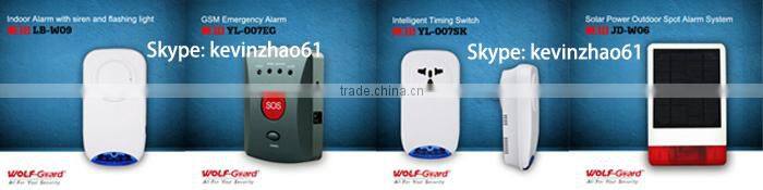 Wireless auto-dial alarm system with GSM and PSTN dual network