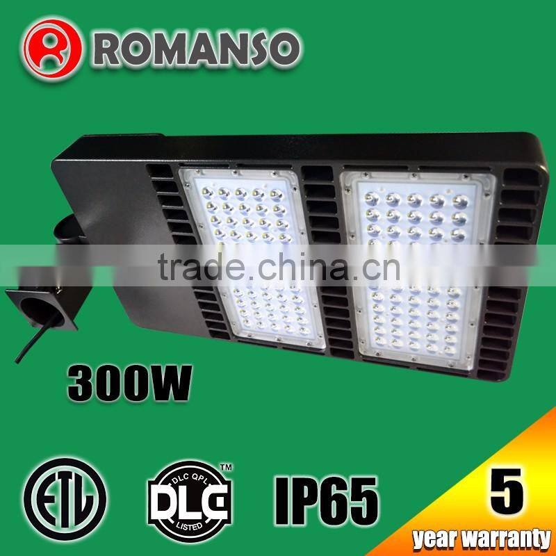 5 Years Warranty Shoebox Fixture 200W 300W LED Parking Area Lighting