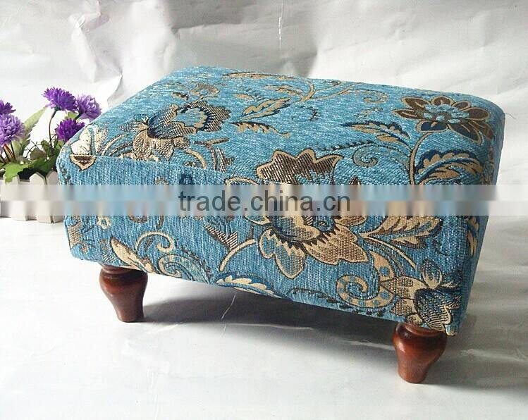Y-1481 Popular storage footstool soft foot stool for sale