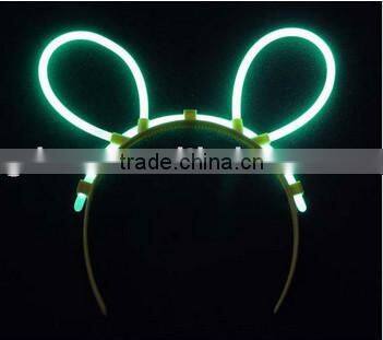 OEM LED Flashing bunny ears hair band/hoop Party products toys