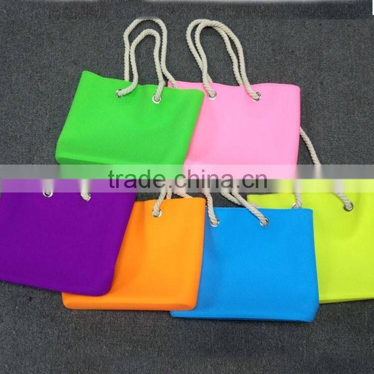 Wholesale Colored Silicone Rubber Tote Bag Female Bag