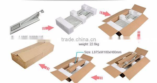 solar grid tie micro inverter pole 30w solar street light