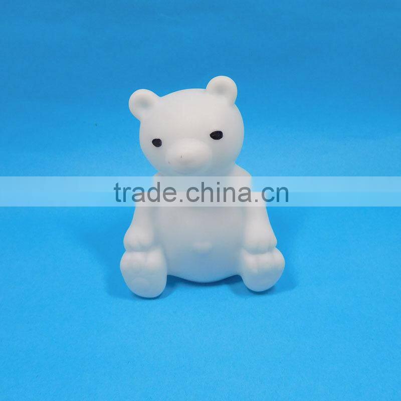 Plastic Honey Bear Plastic Electronic Toys Pvc Vinyl Wild Animal Toy