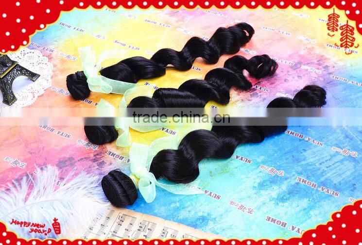 Queen full cuticle 5a grade virgin natural hair loose wave extension cheap brazilian human hair double drawn hair extension