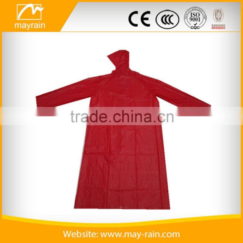 Promtional Adult Promotional or Advertising Factory Price PVC Raincoat