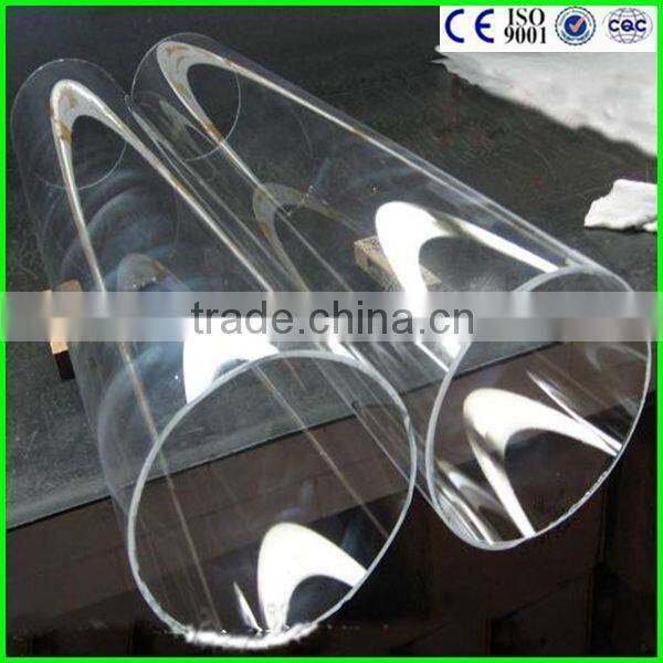 High Purity Clear Quartz Glass Tube used for Tube Furnace