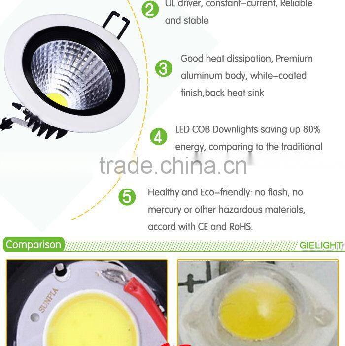 hot sale 5w cob led down light with 2-year Warranty