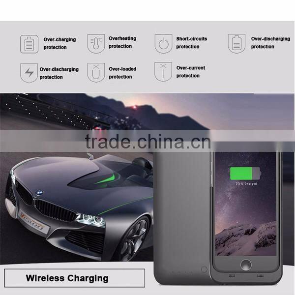 Rechargeable power battery case for iphone 6plus