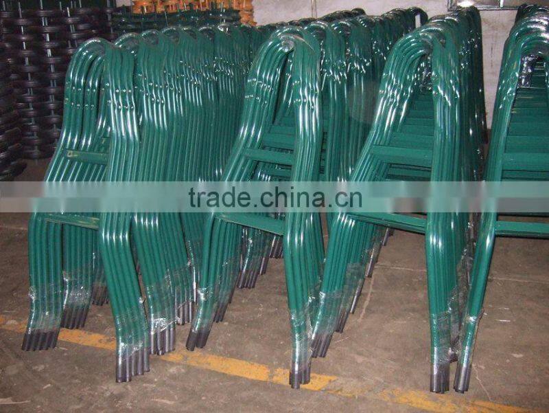 heavy duty wood handle wheelbarrow