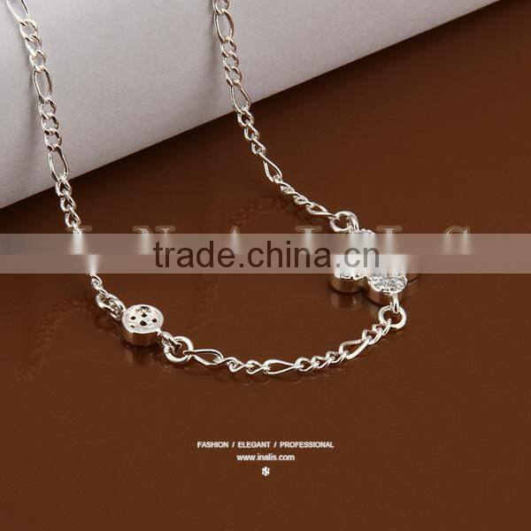 2014 new designs silver anklets jewelry A025