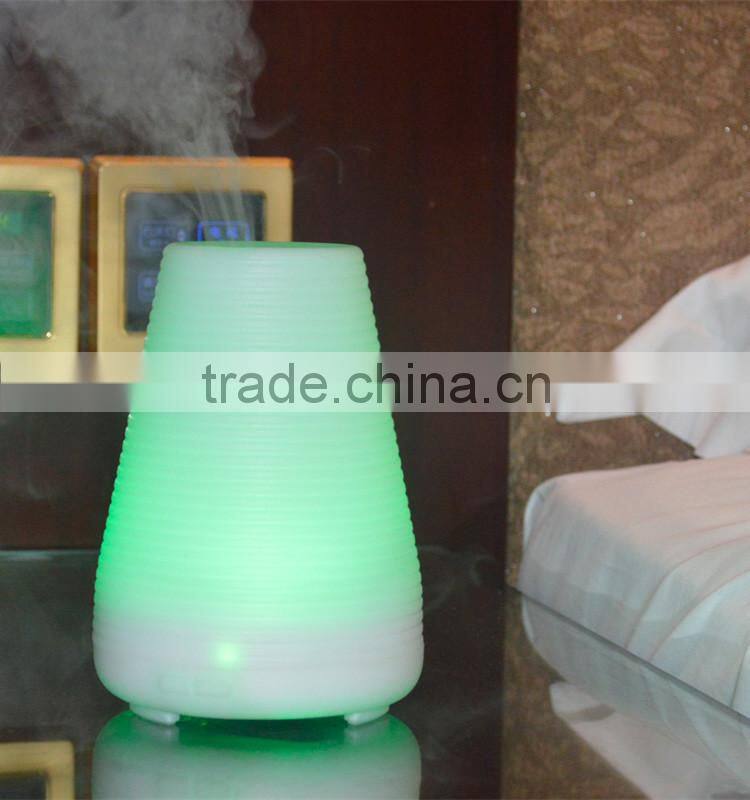 100ml Aromatherapy Essential Oil Diffuser Portable Ultrasonic Cool Mist Aroma Humidifier With Color LED Lights Changing