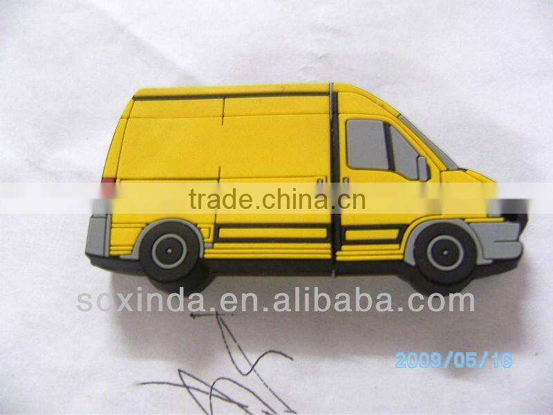 Discount!Reduction Sale waterproof pvc car shaped USB device usb2.0