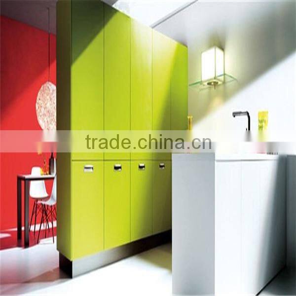 European Style PVC Membrane MDF Cupboard Book Cabinet Kitchen Door Only