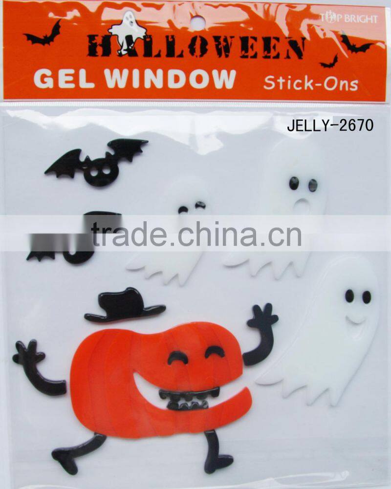 Halloween Jelly Window TPR Sticker