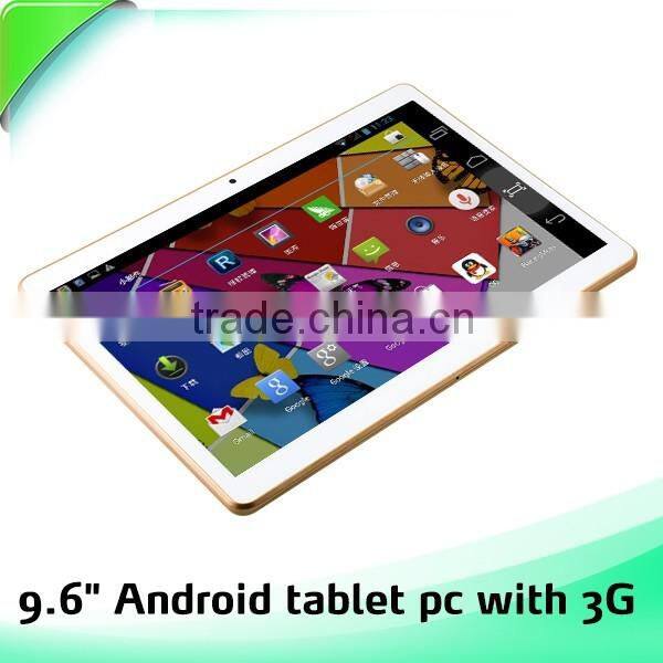 MTK 6582 qual core 9.6 inch android 4.4 handwriting tablet pc