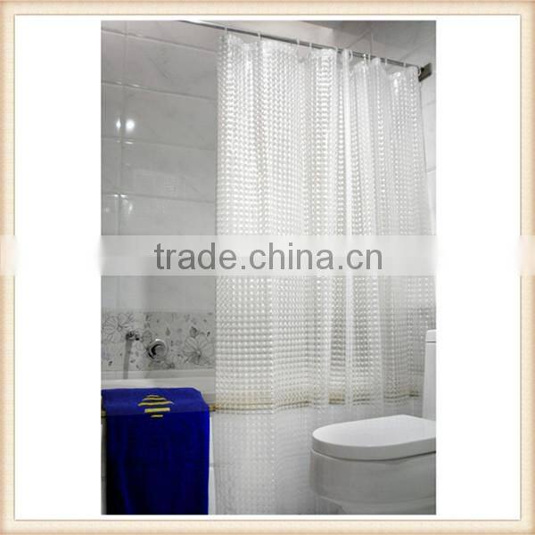 Wholesale Made in China clear pvc shower curtains
