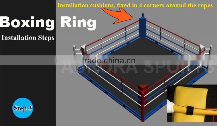 New finished 5x5m mini boxing ring for boxing training