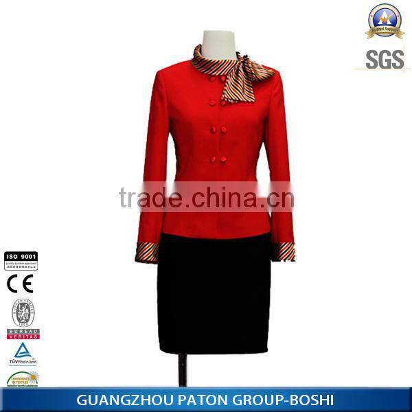 Airline Uniform design china factory price free size