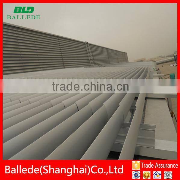 outdoor aluminum retractable louver roof system for sunshade