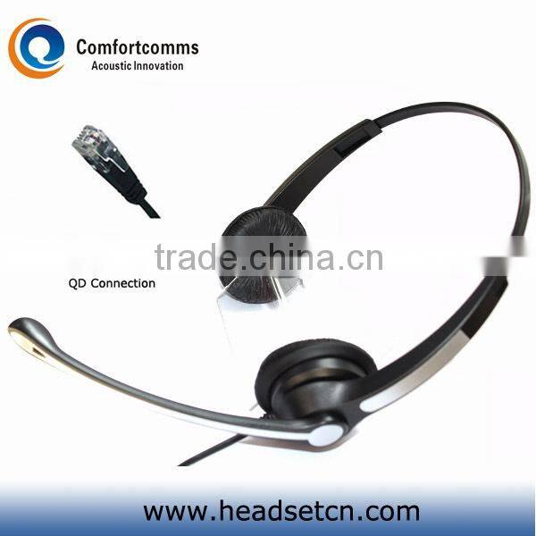 Binaural telecom headset with rj plug HSM-902NPQDRJ