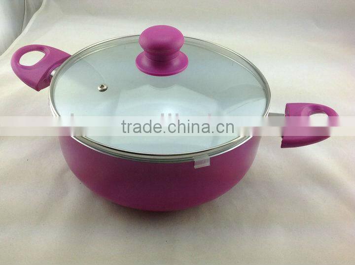 Hot Sale Aluminum Non-stick Press Cooking Pasta Pot Stock Milk Pot