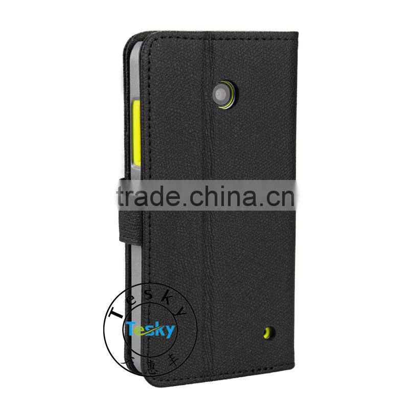 Cover Case For Nokia Lumia 630,Premium PU Leather Wallet Cover Case For Nokia Lumia 630