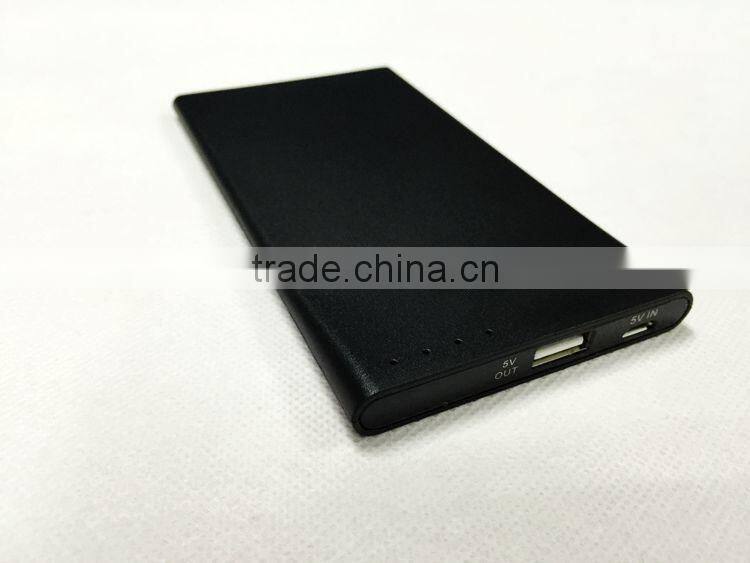 W280 Creative Lithium-ion polymer ultra slim power bank 3000mAh manufacture private external battery charger for iphone 5 6