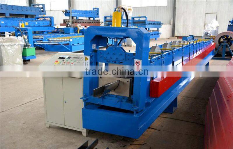 Algeria market aluminium profile roof gutter machine