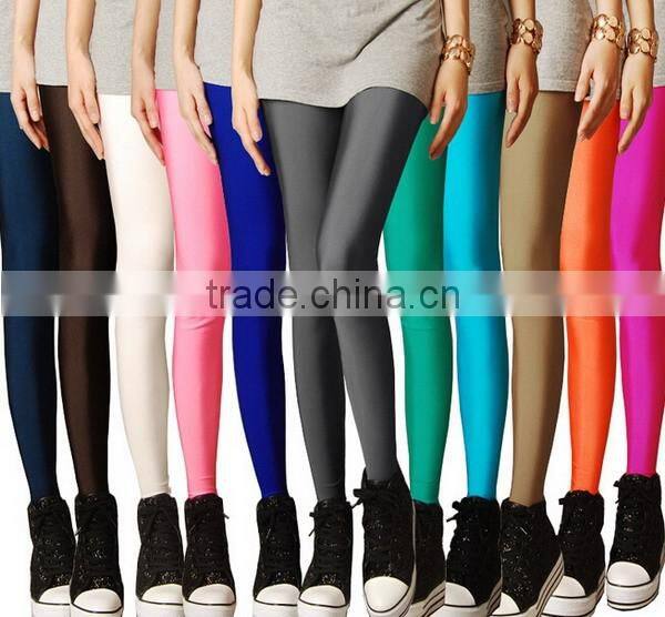 Fashion Female Pencil trousers Candy colored Stretch Leggings pants Elastic Cotton Skinny Jeans Pant