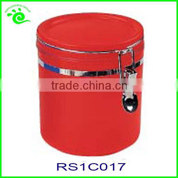 Colorful PP Food Storage Airtight Plastic Canister