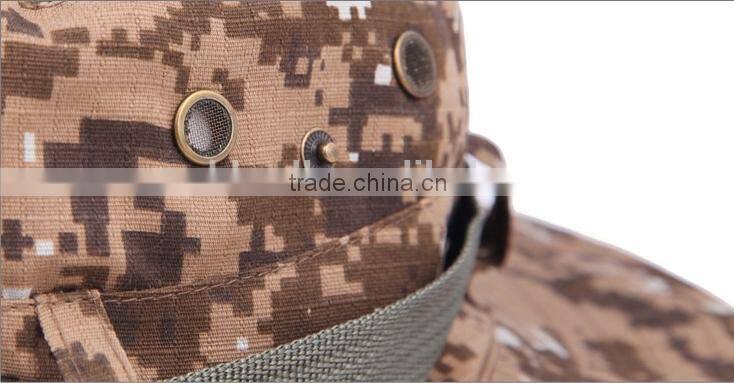 outdoor camping camouflage fishing hat cap