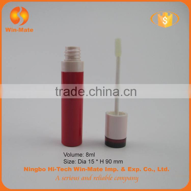 high quality ABS win-mate colored 9*1.5cm custom lip gloss container